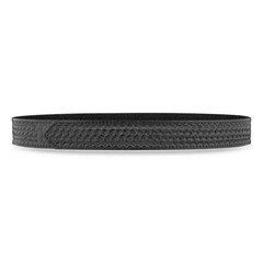 Dutyman 5121 1-1/2″ Basketweave Leather Buckleless Inner Belt, Black