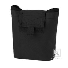 KRYDEX MOLLE Roll-up Dump Pouch Magazine Recycling Folding Utility Pack Black