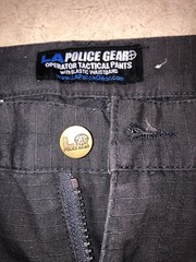 LA Police Gear Men’s Operator Tactical Pant with Elastic Waistband Black 34 x 34