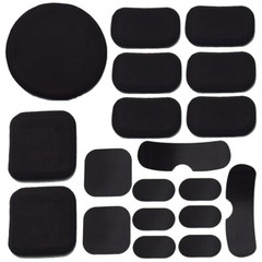 19Pcs/Set Helmet Replacement Foam Pads for Fast Mich ACH USMC PASGT Helmet Kits