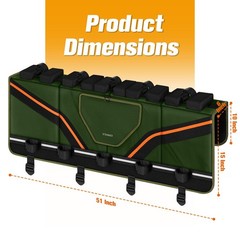 Ytonet Tailgate Bike Pad Holds 5 Bikes Heavy Duty Tailgate Pad For Mountain