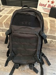 S.O.C. Tactical Backpack – Black – Peep the pics