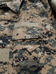 PROPPER CAMO Tactical SHIRT Medium Regular Cargo Pockets Panels Hunting Outdoor
