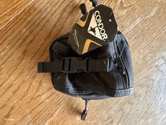 Condor Tactical Gear Bag Black Nylon Zip & Buckle Closure Lightweight