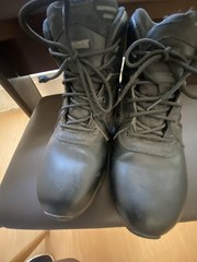 Magnum Men’s Slip Resistant Black Tactical Boots Solid US 8.5 Medium