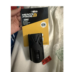 Hero’s Pride EDGE Polymer Slim Baton Holder Black MOLLE & Belt Dual Fit