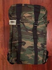 Goruck M22 21L Heritage Waxed Canvas Woodland Camo with sternum strap (NWT)