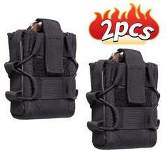 2Pcs Handcuff Holster Open Top Handcuff Case Pouch for Duty Belt MOLLE Vest