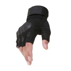 Tactical Fingerless Gloves for Men & Military Combat Shooting Half-Finger Gloves