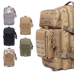 Tactical EDC Molle Pouch Nylon Tool Kit Waist Belt Bag Pack Mobile Phone Pocket