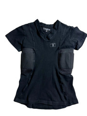 Tagua Tactical Concealment Undershirt Mens S Black Short Sleeve V-Neck Pullover