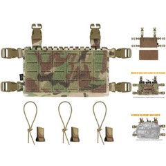 MK5 Placard – Durable Nylon Chest Rig with Adjustable Bungee Retention Slots