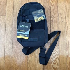 Highland Tactical REX Shoulder Bag Molle Webbing Black NWT Glue Residue On Tag