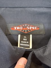 Tru-Spec Mens, 24-7 Series Sz Xl Hefty Short Sleeve Uniform Shirt Navy NWT