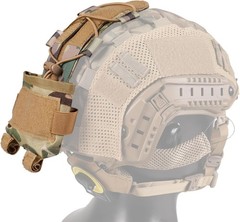 Tactical Helmet with Headset 4 in 1 Helmet Cover for Airsoft Cosplay Military