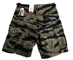 Tru-Spec Vietnam Tiger Stripe BDU Shorts W/Zip Fly 100% Cotton RS 4258 6 Pocket