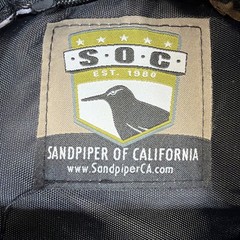 SOC Sandpiper of California Tactical Black Backpack Bugout Bag Molle Cordura