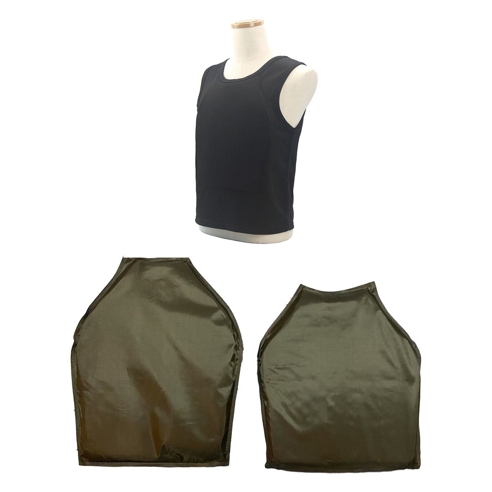 Body Armor Bulletproof Vest NIJ IIIA Stab-Proof Concealed Undershirt Security