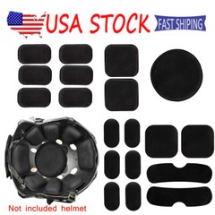 19Pcs/Set Tactical Helmet Pads Motorcycle Helmet Replacement Foam Padding Kits
