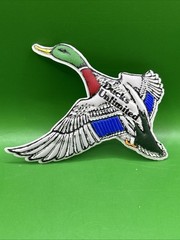 Ducks Unlimited 4.5″ Long Puffy Patch Badge Decal- New, Never Used- Mallard Duck
