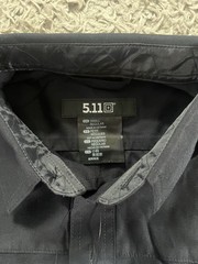 5.11 LS Taclite PDU Long Sleeve Tactical Shirt Midnight Navy Size Small 72093