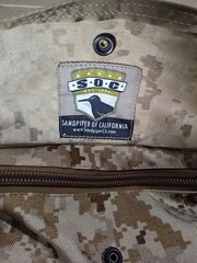 Sandpiper of California Tactical Gear Bag Troop Duffle Desert Digital Camo XL