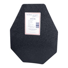 Tactical Scorpion Single Level III+ Body Armor Plates 11×14 Modified Coated
