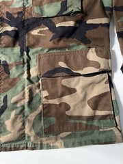 Military Jacket BDU Adult M Short Woodland Camouflage Combat Armed Forces