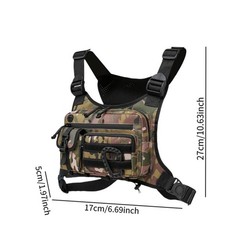 Chest Rig Bag Harness Vest Pouch Versatile Outdoor Easy Access Adjustable Strap