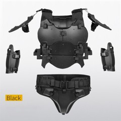 Tactical Armor Suit Protection Vest w/ Elbow Pads Buckle Belt Army Airsoft Vest