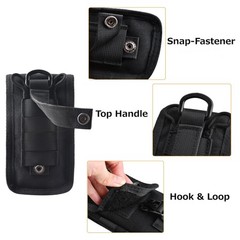 US Military Hiking Camping Phone Pocket Bag Tactical Molle Pouch Waist Belt Pack