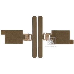 KRYDEX Quick Release Metal Buckle Cummerbund Adapters For AVS FCPC Coyote Brown