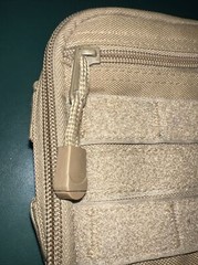 Mercury Tactical Gear MOLLE Utility Pouch,Coyote Brown,7”x5”x2”,Great Used Cond