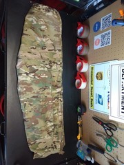 GENUINE COLD WEATHER SOFT SHELL TROUSERS OCP CAMO. SIZE : MEDIUM -LONG.