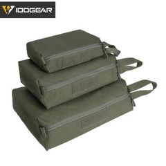 IDOGEAR Tactical Accessory Pouch 3PCS Zipper EDC Pouch Admin Tool Storage Bag RG