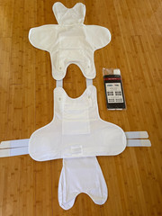 SECOND CHANCE Male Concealable Armor Carrier Spa2 XLT 2519-2516 White Poly/Cottn