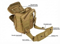 actical Sling Bag Military Molle Shoulder Pack Waterproof Crossbody Outdoor EDC