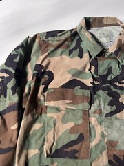 Military Jacket BDU Adult M Short Woodland Camouflage Combat Armed Forces