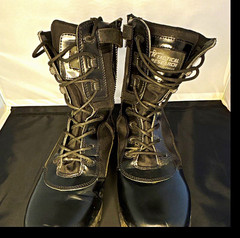 Tactical Research TR908Z Black Men’s Tactical Boots US 12 Wide Side Zipper