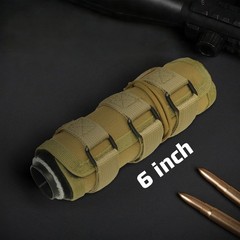 6/7 Inch Suppressor Heat Cover Gun Silencer Protector Burn Proof Sleeve Muffler