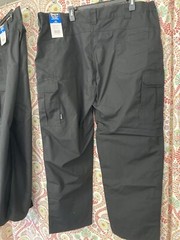 LOT Mens Pants 44×32 GALLS Black RipStop Canvas Tac Force Tactical Cargo Work