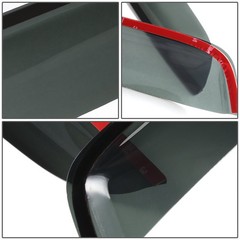 Dna Motoring Set Of 4 Tape-On Window Rain Guards Compatible 2005-2014 Tacoma
