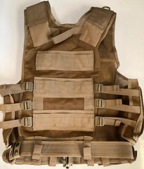 Lancer Tactical Adjustable Cross Draw Vest with Airsoft Pistol Holster CA-310