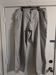 5.11 Tactical Pants TWO PAIRS Men’s 40×34 Khaki Canvas With Multiple Zip Pockets