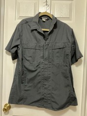 Vertx Shirt Mens Black OA Duty Wear Tactical Utility READ for SIZE Short Sleeve