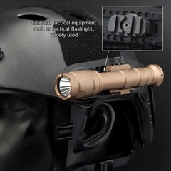 2Pcs Tactical Helmet Side Rail Mount Adapter Military 360 Degree Guide Rotation