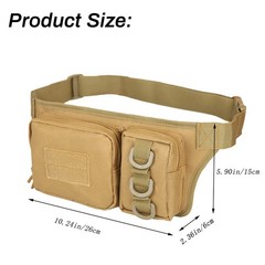 Tactical Waist Pack Utility Fanny Pack Military Pouch Bag Bumbag Hip Belt Bag US