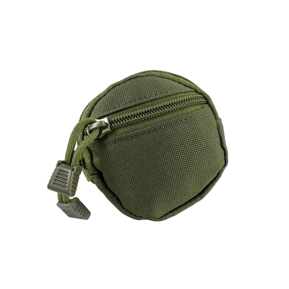 Outdoor Molle Rounded Mini Coin Bag Key Pouch Tactical EDC Organizer Hang Bag