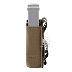 KRYDEX Tactical Double Stack 9mm Pistol Magazine Pouch Belt MOLLE Mounted Coyote
