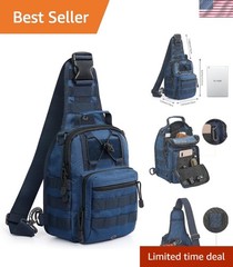 7L Water-Resistant Tactical Backpack – Small Sling Pack for Sports and Travel